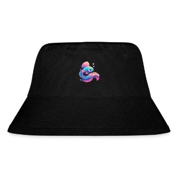 Bettas Betta Fisch Betta - Stanley/Stella recycelter Bucket Hat - Schwarz - Vorne