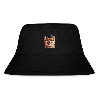 Loulou de Poméranie Casquette Snapback Imprimé chien - Bob recyclé Stanley/Stella - noir - Devant