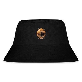 Wasserschwein - Stanley/Stella recycelter Bucket Hat - Schwarz - Vorne