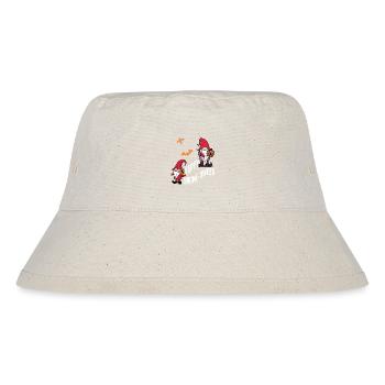 Happy Gnome-Oween Last Minute Kostüm - Stanley/Stella recycelter Bucket Hat - Naturweiß - Vorne