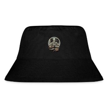 Lustiges Lehrer Halloween Spruch der warten kann - Stanley/Stella recycelter Bucket Hat - Schwarz - Vorne