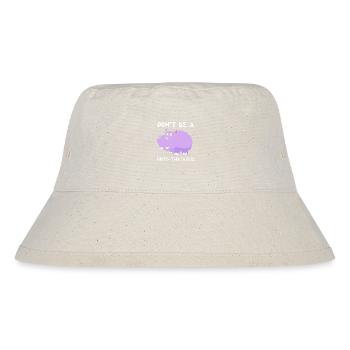 Hippopotamus - Stanley/Stella Recycled Bucket Hat - natural - Front