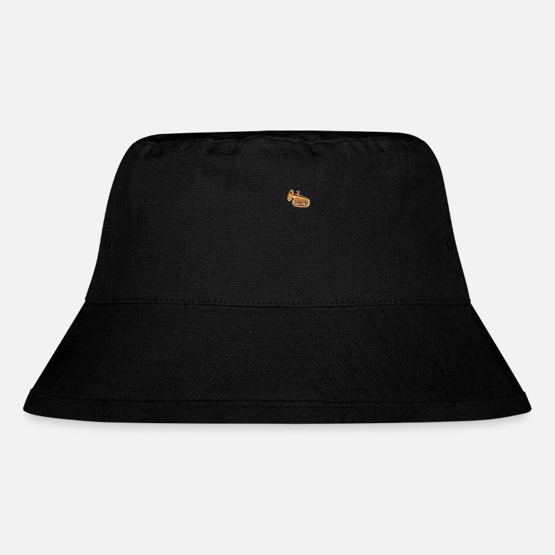 Euphonium Logo Emblem Instrument Euphonist Spieler - Stanley/Stella recycelter Bucket Hat - Schwarz