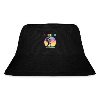MOUNTAINEERING HIKING - Stanley/Stella Recycled Bucket Hat - black - Front