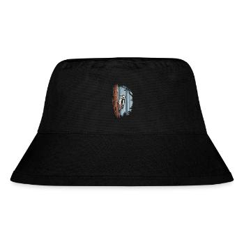 Buntspecht Im Mystischen Wald - Stanley/Stella recycelter Bucket Hat - Schwarz - Vorne