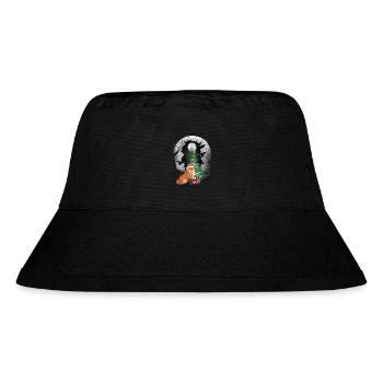 Wald Fuchs Weihnachten Tannenbaum Füchse Kind - Stanley/Stella recycelter Bucket Hat - Schwarz - Vorne