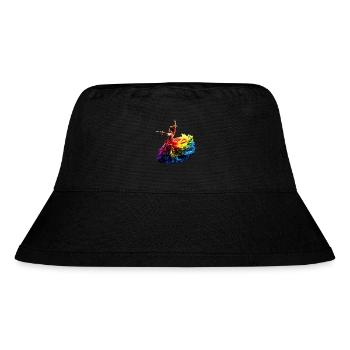 Danseuse de flamenco Arc-en-ciel Robe colorée Danse - Bob recyclé Stanley/Stella - noir - Devant