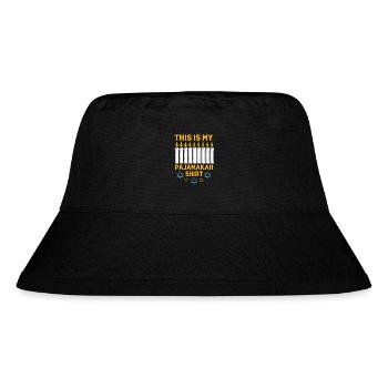 Chanukkah - Stanley/Stella recycelter Bucket Hat - Schwarz - Vorne