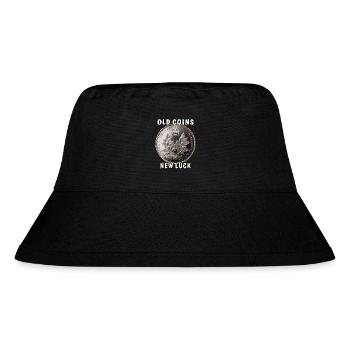 ÖLD COINS NEW LUCK - Stanley/Stella recycelter Bucket Hat - Schwarz - Vorne