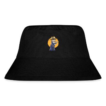 Service-Agent Offizier Detektiv - Stanley/Stella recycelter Bucket Hat - Schwarz - Vorne