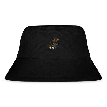 Retro Roller Skater - Stanley/Stella recycelter Bucket Hat - Schwarz - Vorne