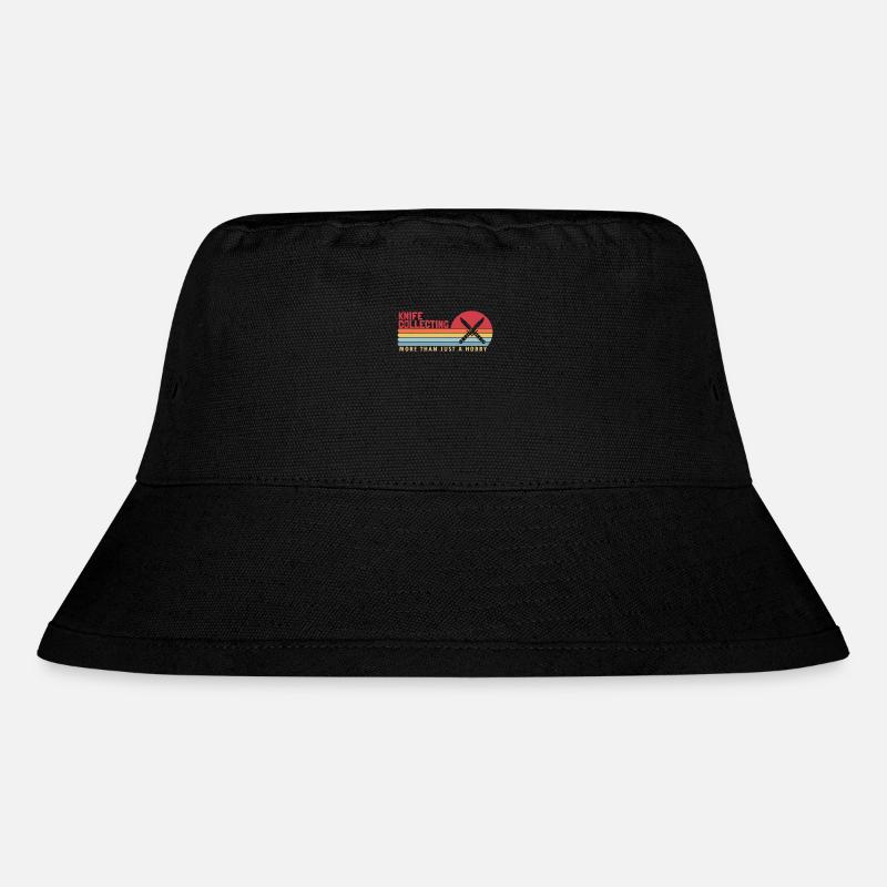 Messer Sammeln mehr als ein Hobby Lover Messer - Stanley/Stella recycelter Bucket Hat - Schwarz