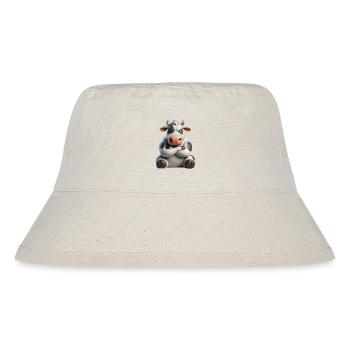 Cow grim 1 - Stanley/Stella Recycled Bucket Hat - natural - Front