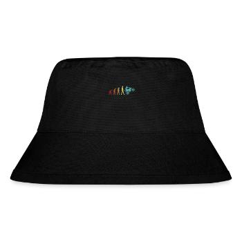 Motocross Evolution Supermoto Motorcycle Racing - Stanley/Stella Recycled Bucket Hat - black - Front