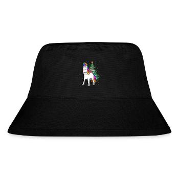 Christmas Child Kids Gifts Unicorn Teddy - Stanley/Stella Recycled Bucket Hat - black - Front