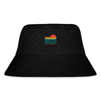 Retro Bruh Früher als Schwiegersohn bekannt - Stanley/Stella recycelter Bucket Hat - Schwarz - Vorne