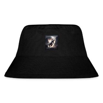 Awesome tyrannosaurus rex dinosaur - Stanley/Stella Recycled Bucket Hat - black - Front