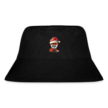 Weihnachtsmann Nikolaus Fuchs spaßig lustig - Stanley/Stella recycelter Bucket Hat - Schwarz - Vorne
