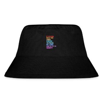 Gamer - Stanley/Stella recycelter Bucket Hat - Schwarz - Vorne
