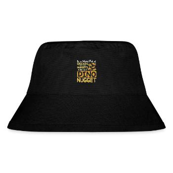 Dans le monde plein de nuggets de poulet être une pépite de dinosaure - Bob recyclé Stanley/Stella - noir - Devant