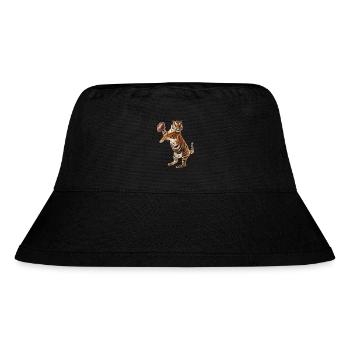 Bengal Tiger Football - Stanley/Stella Recycled Bucket Hat - black - Front