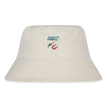 MAGNET FISHING PURE EXCITEMENT - Stanley/Stella Recycled Bucket Hat - natural - Front