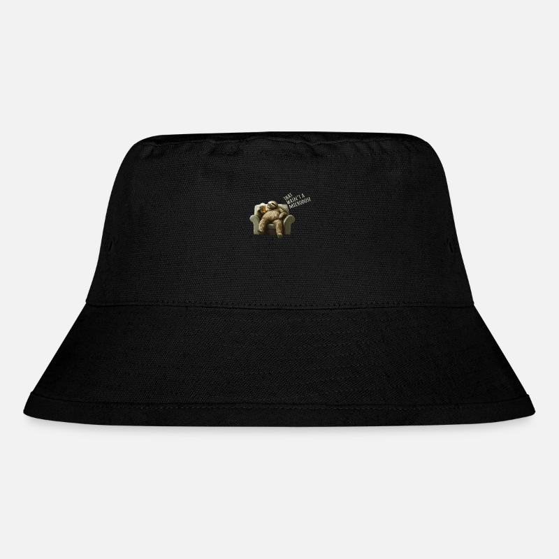 Das War Keine Mikrodosierung Faultier Entspannung - Stanley/Stella recycelter Bucket Hat - Schwarz