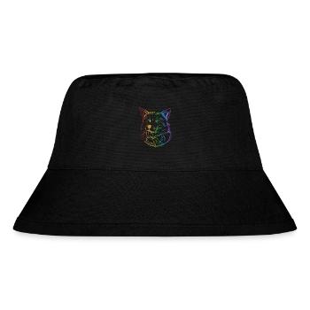 Fuchs LGBT Regenbogen Caninae Rotfuchs Canidae Fuchs - Stanley/Stella recycelter Bucket Hat - Schwarz - Vorne