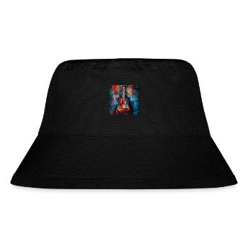 Ukulele - Stanley/Stella Recycled Bucket Hat - black - Front