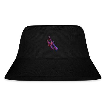 Trompete - Stanley/Stella recycelter Bucket Hat - Schwarz - Vorne