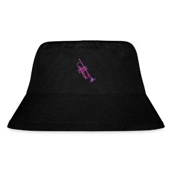 Trompete - Stanley/Stella recycelter Bucket Hat - Schwarz - Vorne