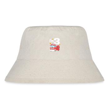 Fire Truck Children's Birthday Party - Stanley/Stella Recycled Bucket Hat - natural - Front