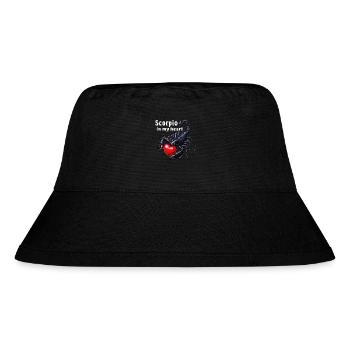 Scorpio in my heart - Stanley/Stella recycelter Bucket Hat - Schwarz - Vorne