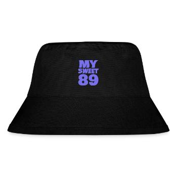 89 - Stanley/Stella recycelter Bucket Hat - Schwarz - Vorne
