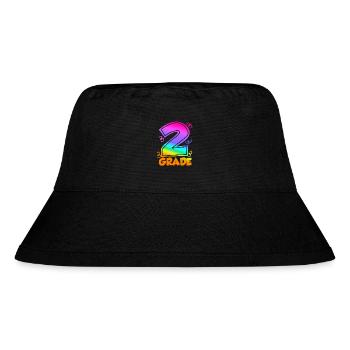 2. Klasse - Stanley/Stella recycelter Bucket Hat - Schwarz - Vorne