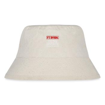 Ich bin die Lieblingsschwiegertochter - Stanley/Stella recycelter Bucket Hat - Naturweiß - Vorne