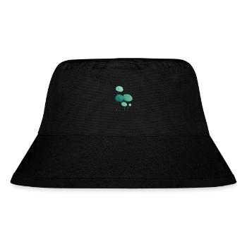 Blätter mit Tautropfen Leaves with Dew Drops - Stanley/Stella recycelter Bucket Hat - Schwarz - Vorne