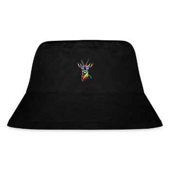 Antelope, Kudu, Gazelle, Africa, Serengeti, Antelope - Stanley/Stella Recycled Bucket Hat - black - Front
