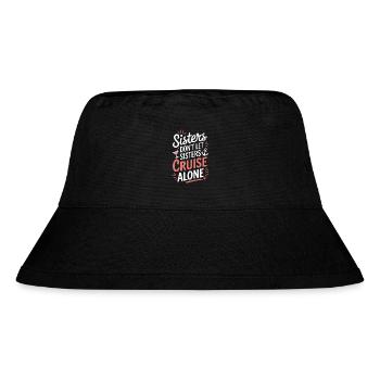 Kreuzfahrt Spruch Reise Schiffskreuzfahrt Geschenk - Stanley/Stella recycelter Bucket Hat - Schwarz - Vorne