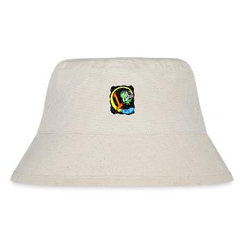 Zahl 1 Nummer Eins - Dinosaurier Motiv - Stanley/Stella recycelter Bucket Hat - Naturweiß - Vorne