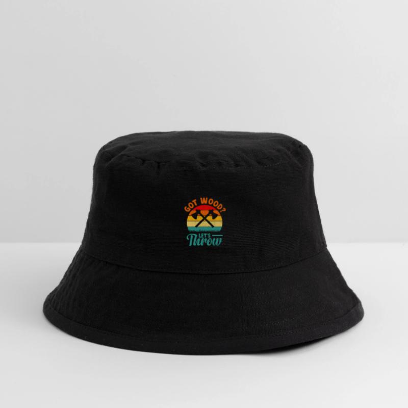 Got Wood Let's Throw Axt Werfen Beilwerfer Stanley/Stella recycelter Bucket Hat