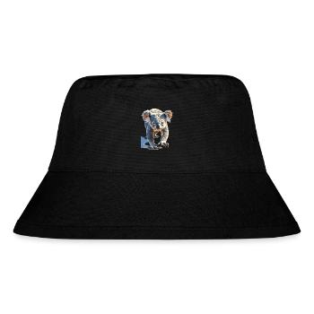 Koala - Stanley/Stella recycelter Bucket Hat - Schwarz - Vorne