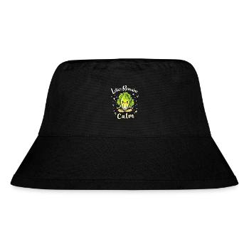 Lettuce Romaine Calm – Funny Salad - Stanley/Stella Recycled Bucket Hat - black - Front