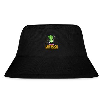 Lettuce Romaine Calm – Funny Salad - Stanley/Stella Recycled Bucket Hat - black - Front