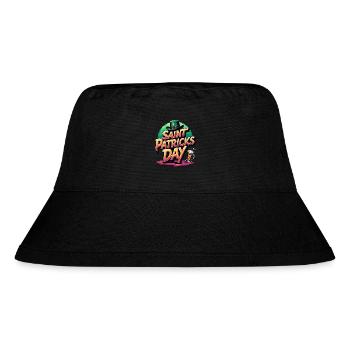 Saint Patrick`s Day Beer - Stanley/Stella recycelter Bucket Hat - Schwarz - Vorne