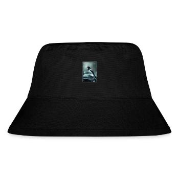 Elstern Elster - Stanley/Stella recycelter Bucket Hat - Schwarz - Vorne