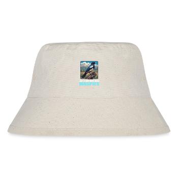 Elstern Elster - Stanley/Stella recycelter Bucket Hat - Naturweiß - Vorne