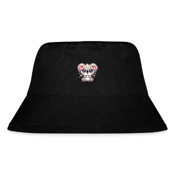 Super Cute Kawaii Baby Koala - Stanley/Stella recycelter Bucket Hat - Schwarz - Vorne