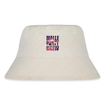 Malle Party Crew Mallorca Urlaub - Stanley/Stella recycelter Bucket Hat - Naturweiß - Vorne