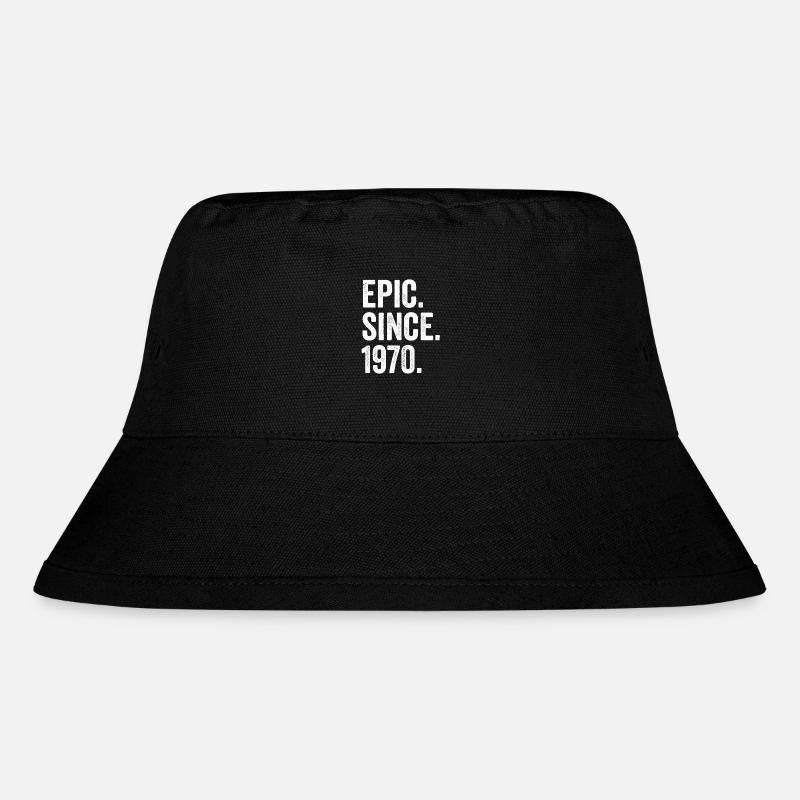 Epic Since 1970 Birth Year Birthday - Stanley/Stella Recycled Bucket Hat - black